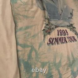 RARE The Grateful Dead Vintage 1995 Summer Tour Tie Dye dolphins shirt Large