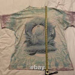 RARE The Grateful Dead Vintage 1995 Summer Tour Tie Dye dolphins shirt Large