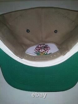 RARE True Vintage Grateful Dead Embroidered Rose Trucker Hat Cap 1980s