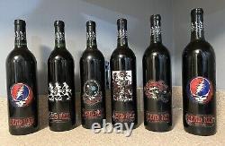 RARE Unopened Vintage 1996 Grateful Dead Unwine 1st Edition Set of 6 Dead Red