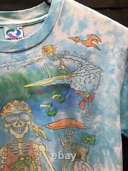 RARE VIntage Grateful Dead 1992 Joey Mars Beach Tie Dye Surf Adult Size XL (37)