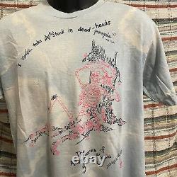 RARE VTG 1987 Grateful Dead Jerry Garcia Shirt XL Chicago Lot Stousland Twain