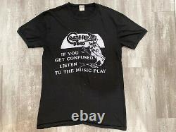RARE VTG Grateful Dead 70s 80s Bootleg Concert Tour Shirt! Jerry Garcia! Large