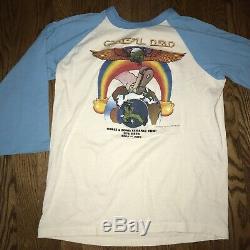 RARE Vintage 1979 Grateful Dead Mouse Bootleg Lot Long Sleeve Tee Shirt