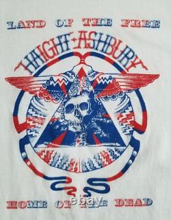 RARE Vintage 1990s GRATEFUL DEAD Haight-Ashbury Land Of The Free T SHIRT XXL