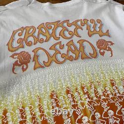 RARE Vintage 1992 Grateful Dead Skeleton All Over Print