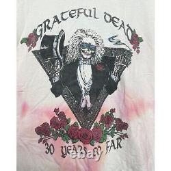 RARE Vintage 1995 Grateful Dead 30 Years So Far XL Xtra Large TShirt T-shirt