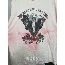 RARE Vintage 1995 Grateful Dead 30 Years So Far XL Xtra Large TShirt T-shirt