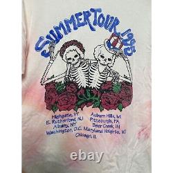 RARE Vintage 1995 Grateful Dead 30 Years So Far XL Xtra Large TShirt T-shirt