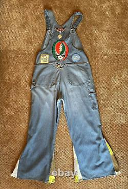 RARE Vintage 70s Grateful Dead Overalls Funk And Flash Patches T Shirt Big Mac