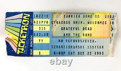 RARE Vintage 80's GRATEFUL DEAD Band Ticketron Concert Ticket Stubs! NEW YORK