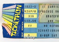RARE Vintage 80's GRATEFUL DEAD Band Ticketron Concert Ticket Stubs! NEW YORK