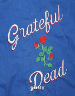 RARE Vintage 80s Grateful Dead Concert Tour Crew Jacket M Rock & Roll