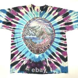 RARE Vintage GRATEFUL DEAD 1992 Summer Tour XL T Shirt Tie Dye Ocean Skeleton