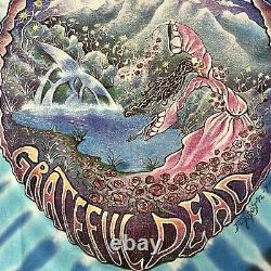 RARE Vintage GRATEFUL DEAD 1992 Summer Tour XL T Shirt Tie Dye Ocean Skeleton