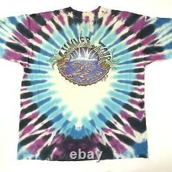 RARE Vintage GRATEFUL DEAD 1992 Summer Tour XL T Shirt Tie Dye Ocean Skeleton