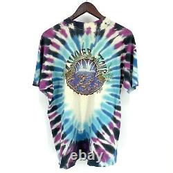 RARE Vintage GRATEFUL DEAD 1992 Summer Tour XL T Shirt Tie Dye Ocean Skeleton