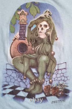 RARE Vintage GRATEFUL DEAD T Shirt Jester with Lute Stanley Mouse Studios XS/S