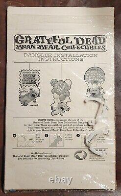 RARE Vintage Grateful Dead Liquid Blue Tie Dye Advertising Store Display Bears
