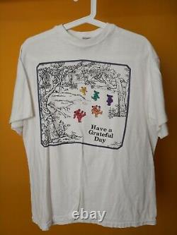 RARE Vintage Original 1993 G. D. M white Very RARE Grateful Dead T-shirt