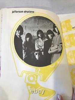 RARE Vintage grateful dead newport pop festival program Book Includes Poster'68