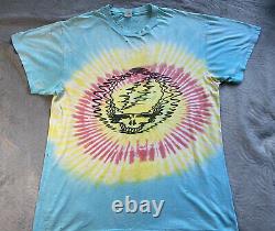 RARE! Vtg 70s GRATEFUL DEAD T-SHIRT, THE WHEEL, XL