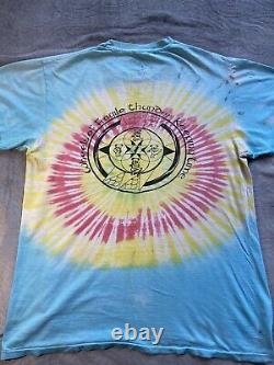 RARE! Vtg 70s GRATEFUL DEAD T-SHIRT, THE WHEEL, XL