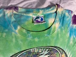 RARE Vtg 90s Liquid Blue 1993 Grateful Dead Steal Your Fractal Tie Dye Shirt XL