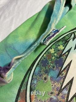 RARE Vtg 90s Liquid Blue 1993 Grateful Dead Steal Your Fractal Tie Dye Shirt XL