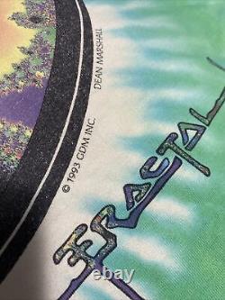 RARE Vtg 90s Liquid Blue 1993 Grateful Dead Steal Your Fractal Tie Dye Shirt XL