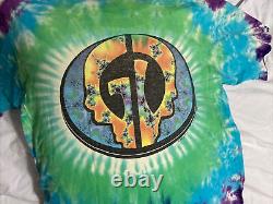 RARE Vtg 90s Liquid Blue 1993 Grateful Dead Steal Your Fractal Tie Dye Shirt XL
