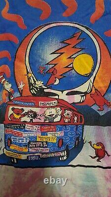 RARE XL Grateful Dead 1994 Single Stitched Tour T Shirt THE REAL DEAL