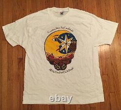 RARE deadstock vintage GRATEFUL DEAD counting stars T-SHIRT jerry Garcia XL