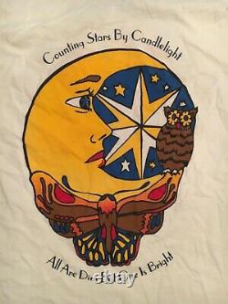 RARE deadstock vintage GRATEFUL DEAD counting stars T-SHIRT jerry Garcia XL