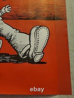 ROBERT CRUMB KEEP ON TRUCKIN ZAP COMICS 1967 Grateful Dead Vintage Poster RARE