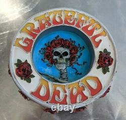 RaRe GRATEFUL DEAD BERTHA SKULL ROSES HANGING ASHTRAY INCENSE GDP C&D VISIONARY