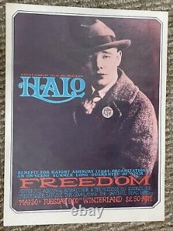 Rare 1967 AOR 2.206 Grateful Dead Haight Ashbury Halo Benefit Poster