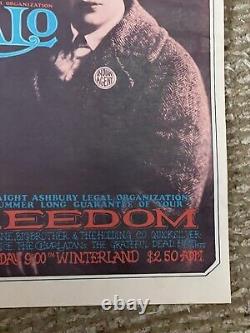 Rare 1967 AOR 2.206 Grateful Dead Haight Ashbury Halo Benefit Poster