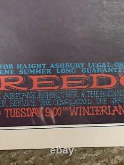Rare 1967 AOR 2.206 Grateful Dead Haight Ashbury Halo Benefit Poster