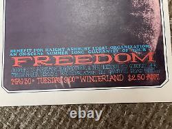 Rare 1967 AOR 2.206 Grateful Dead Haight Ashbury Halo Benefit Poster