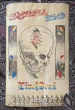 Rare! 1969 Grateful Dead Live/dead Album Promo Poster Counterculture Lsd Htf