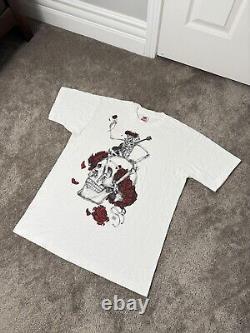 Rare 1985 Grateful Dead Vincent Perez Shirt Skeleton Roses Phish Stoner, Size L