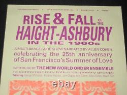 Rare 1992 Haight Ashbury in the 1960's Poster, Timothy Leary, Grateful Dead