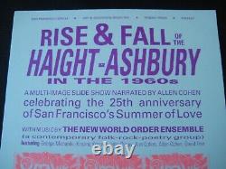 Rare 1992 Haight Ashbury in the 1960's Poster, Timothy Leary, Grateful Dead
