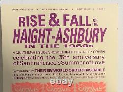 Rare 1992 Psychedelic Poster Haight-Ashbury Timothy Leary Grateful Dead Ram Dass