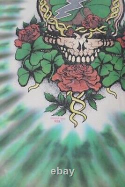 Rare 1995 GRATEFUL DEAD St Patrick's Day Philadelphia Tie Dye Shirt Size XL