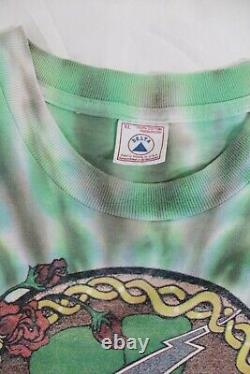 Rare 1995 GRATEFUL DEAD St Patrick's Day Philadelphia Tie Dye Shirt Size XL