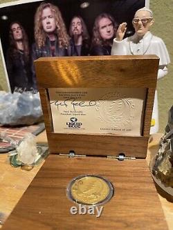 Rare 2000 Grateful Dead 1oz. 9999 Fine Gold Coin with Wood Box & COA #23