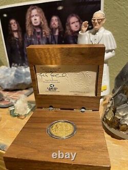 Rare 2000 Grateful Dead 1oz. 9999 Fine Gold Coin with Wood Box & COA #23