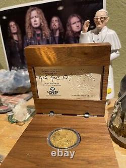 Rare 2000 Grateful Dead 1oz. 9999 Fine Gold Coin with Wood Box & COA #23